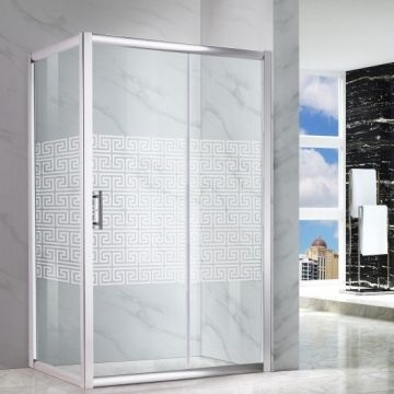 Cabina dus dreptunghiulara cu usa glisanta Belform Maze 120x80 cm