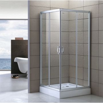 Cabina de dus patrata cu usi glisante Belform Clear 90x90 cm