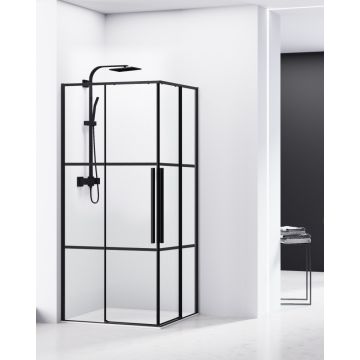 Cabina dus patrata cu usi glisante Belform Infinity 90x90 cm
