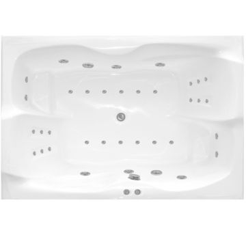 Belform Duo Cada hidromasaj HidroAir-S2 + 2 seturi masaj dorsal, 168x126 cm