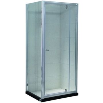 Cabina dus dreptunghiulara cu usa batanta Belform Clear 90x70 cm