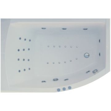 Belform Magnus Hidro-Air S2 Cada cu 2 seturi hidromasaj dorsal 160x115 cm