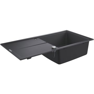 Grohe K400 Chiuveta bucatarie granit cu 1 cuva, 100x50 cm, negru