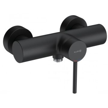 Kludi Bozz Baterie dus monocomanda, negru mat