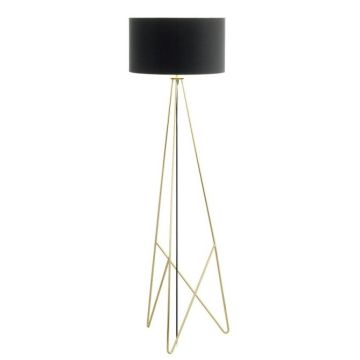Eglo Camporale Lampadar 1x60W, negru/auriu