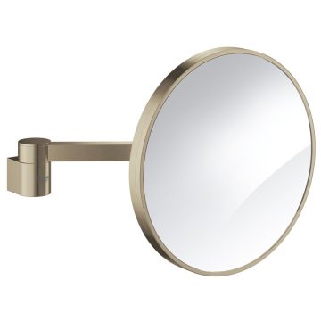 Grohe Selection Oglinda cosmetica Ø20 cm, nichel mat (brushed nickel)