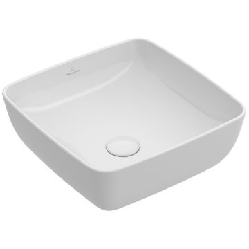 Lavoar baie pe blat, patrat Villeroy & Boch Artis 41x41 cm
