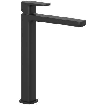 Baterie lavoar Kludi Renon fara ventil, H29 cm, negru mat