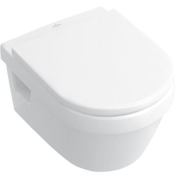 Set Vas WC suspendat cu capac soft close Villeroy & Boch Architectura Compact 35x48 cm evacuare orizontala