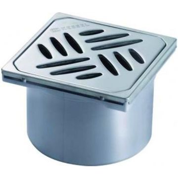 Piesa superioara cu capac din inox Kessel System 125 12 cm, fara cheie