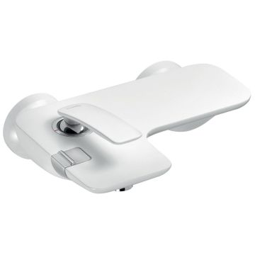 Kludi Balance White Baterie cada dus monocomanda, alb