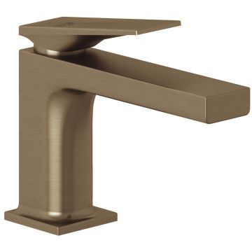Baterie lavoar Kludi Decus cu ventil click-clack, H13 cm, bronz periat (brushed bronze PVD)
