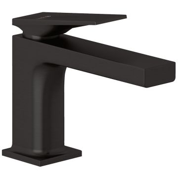 Baterie lavoar Kludi Decus cu ventil click-clack, H13 cm, antracit periat (gunmetal PVD)
