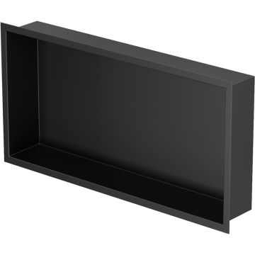 Bemeta Nisa perete baie 92x10xH32 cm, negru