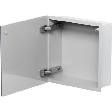 Bemeta Nisa perete baie 32x10xH32 cm cu usa, crom