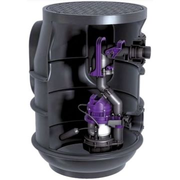 Kessel Aqualift F Basic Mono Statie de pompare cu instalare subterana, 1 pompa cu flotor, fara panou de comanda