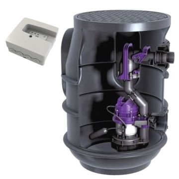 Kessel Aqualift F Basic Mono Tronic Statie de pompare cu instalare subterana, 1 pompa cu panou de comanda