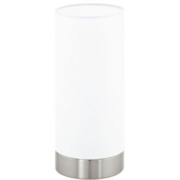 Eglo Damasco 1 Veioza Ø10 cm, 1x60W, alb/crom