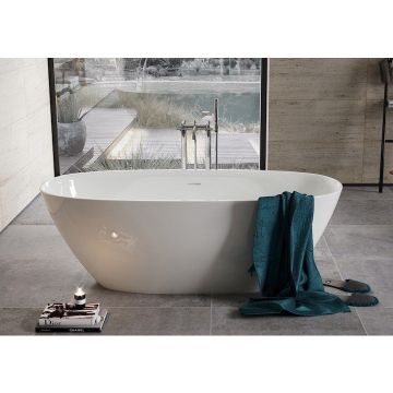 Cada freestanding ovala Roca Ariane compozit 165x75 cm
