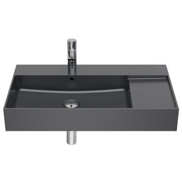 Lavoar baie suspendat, antracit Roca Inspira Square 80x49 cm