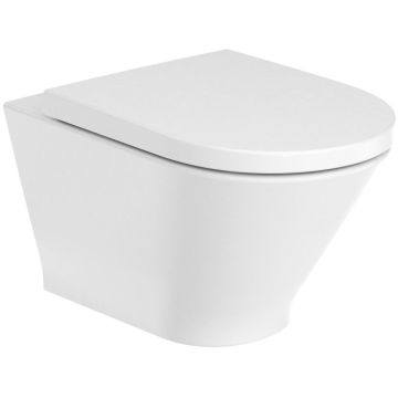 Vas WC suspendat Roca The Gap Rimless 36x54 cm evacuare orizontala