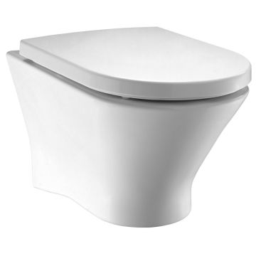 Vas WC suspendat Roca Nexo Rimless 36x53 cm evacuare orizontala