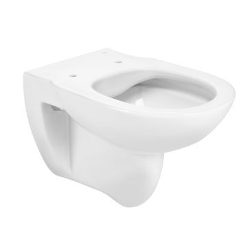 Vas WC suspendat Roca Debba Round Rimless 35x54 cm evacuare orizontala