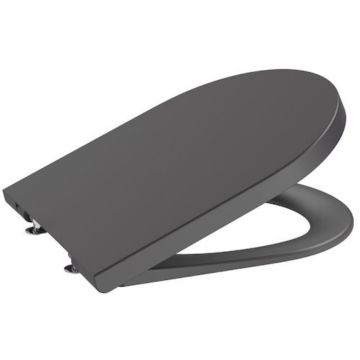 Roca Inspira Round Capac WC soft close, antracit (onyx)
