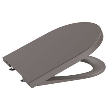 Roca Inspira Round Capac WC soft close, maro (coffee)