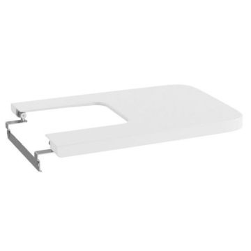 Roca Inspira Square Capac bideu soft close, alb mat