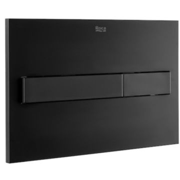 Roca Duplo PL7 Clapeta de actionare Dual Flush, negru mat