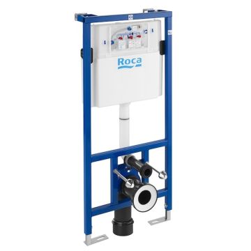 Roca Duplo Rezervor WC incastrat cu cadru si sistem de fixare