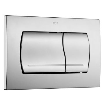 Roca Active 52 Clapeta de actionare WC dual-flush, crom lucios