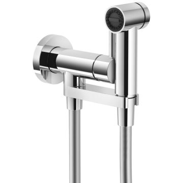 Nobili Loop Baterie bideu monocomanda cu dus igienic, crom