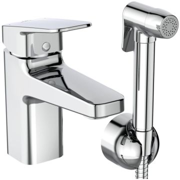 Baterie lavoar cu dus igienic Ideal Standard Ceraplan, cu dus igienic, fara ventil