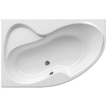 Cada baie pe colt semirotunda asimetrica Ravak Rosa II acril 160x105 cm