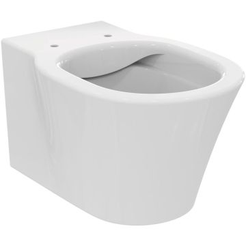 Vas WC suspendat Ideal Standard Connect Air Rimless 36x54 cm evacuare orizontala, alb