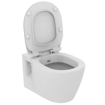 Vas WC cu bideu suspendat Ideal Standard Connect 36x54 cm evacuare orizontala