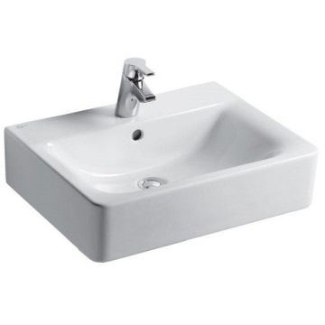 Lavoar baie pe blat Ideal Standard Connect Cube 55x46 cm
