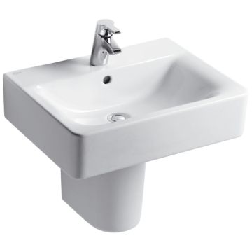 Lavoar baie pe blat Ideal Standard Connect Cube 60x46 cm