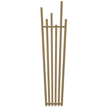 Radox Fan Calorifer (radiator) decorativ 451xH1800 mm, auriu mat