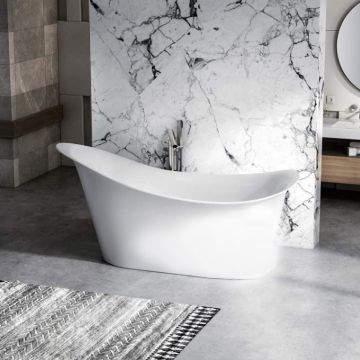 Cada freestanding ovala Florida Cleopatra Slim acril 175x82 cm