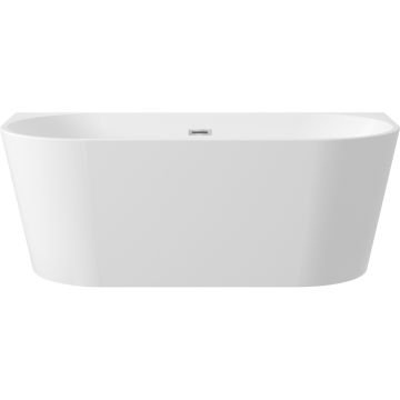 Cada freestanding dreptunghiulara Deante Silia acril 150x75 cm, alb