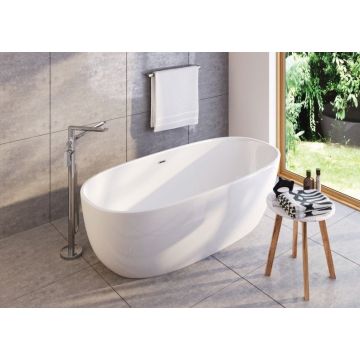 Cada freestanding ovala Deante Alpinia acril 170x80 cm