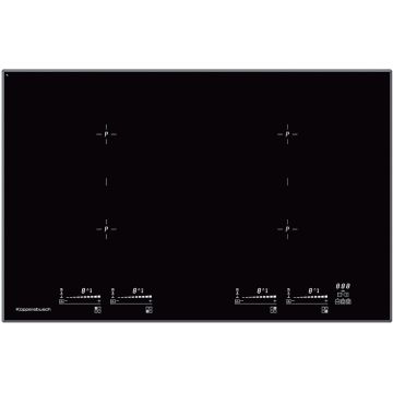 Kuppersbusch Profession+ KI 8800.0 SF Plita inductie cu muchie fatetata 80x52 cm, negru
