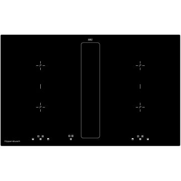 Kuppersbusch Premium+ KMI 8500.0 SR Plita inductie cu hota downdraft 83x52 cm, negru