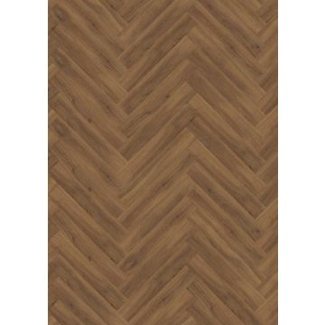Parchet SPC 5 mm Kahrs Herringbone CHW 120, stejar maro (redwood)