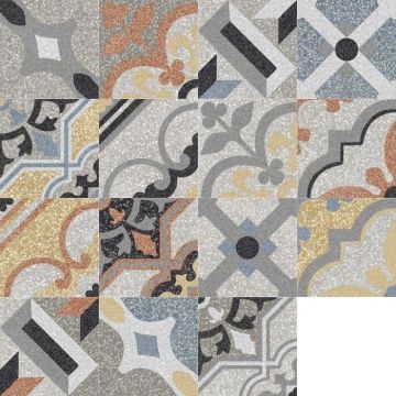 Decor exterior / interior multicolor 20x20 cm, Marazzi D_Segni Scaglie