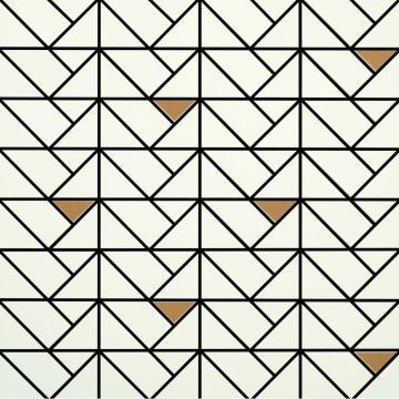 Mozaic 40x40 cm, Marazzi Eclettica White Bronze