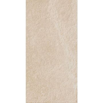 Gresie exterior portelanata rectificata crem 30x60 cm, Marazzi Stream Strutturato Ivory